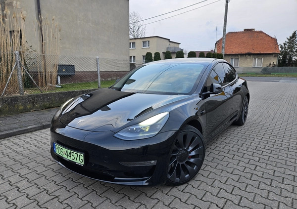 Tesla Model 3 cena 145700 przebieg: 44000, rok produkcji 2021 z Wrocław małe 562